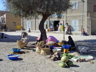 Timbuktu sokak manzarası