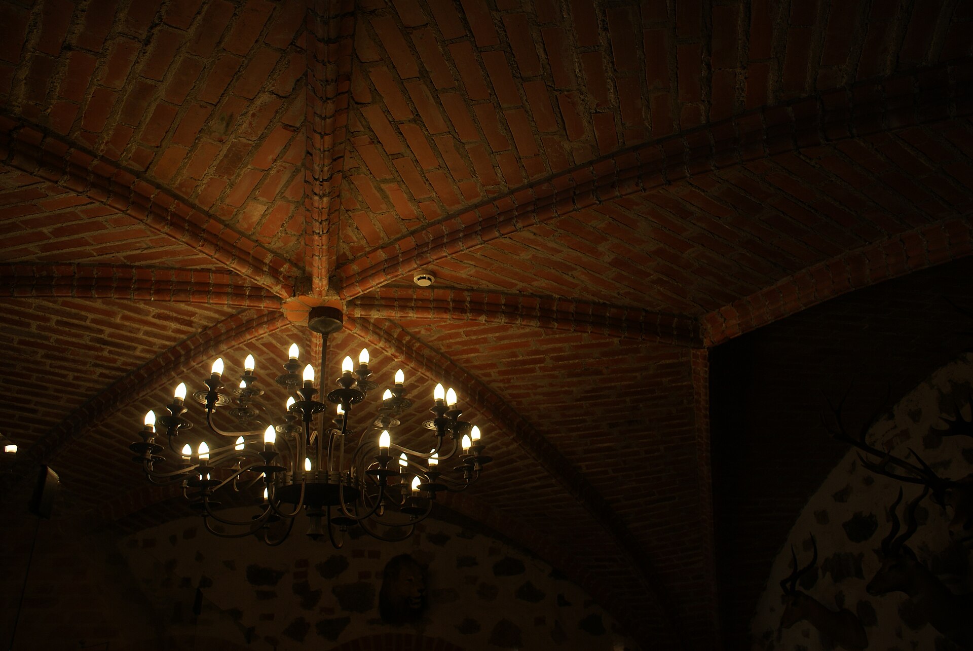 Trakai Kalesi iç mekânı