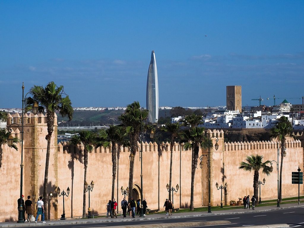 Udaya Kasbahı surları ve Rabat