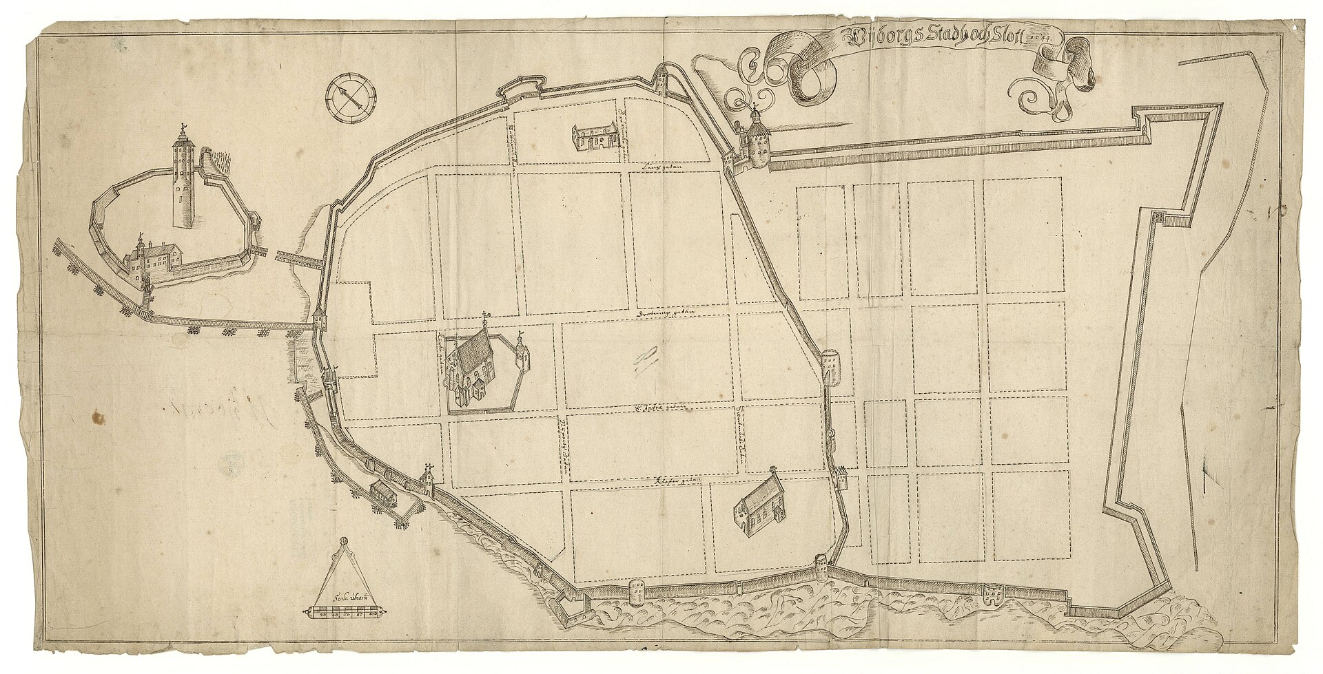 1644 tarihli Vyborg haritası